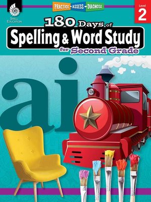 cover image of 180 Days of Spelling and Word Study for Second Grade